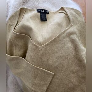 Vintage 90’s Gold Shimmer Color Sweater Large